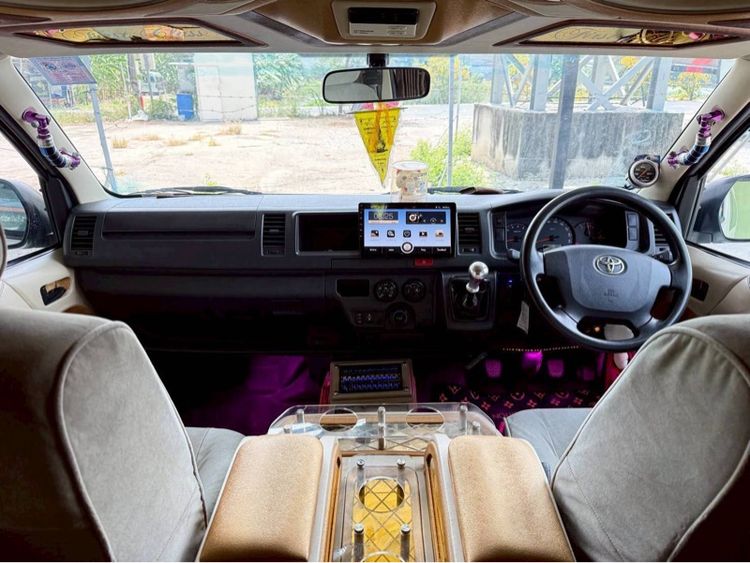 Toyota Commuter 2015 3.0 Van ดีเซล ไม่ติดแก๊ส เกียร์ธรรมดา ขาว รูปที่ 3