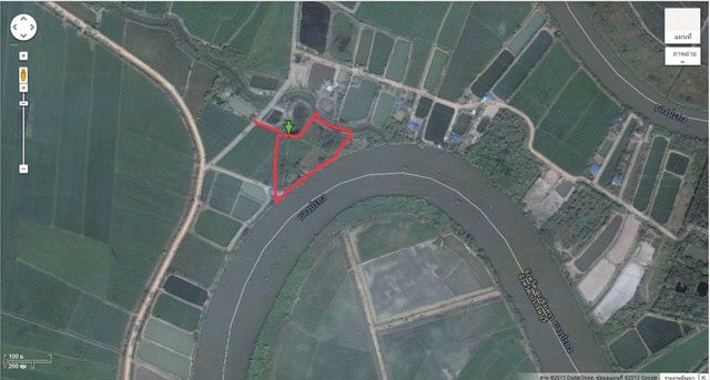 ขายที่ดินติดแม่น้ำบางประกง