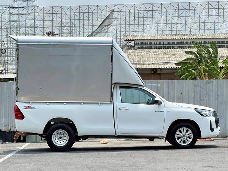 Toyota Hilux Revo 2021 2.4 Entry Pickup ดีเซล ไม่ติดแก๊ส เกียร์ธรรมดา ขาว รูปที่ 3