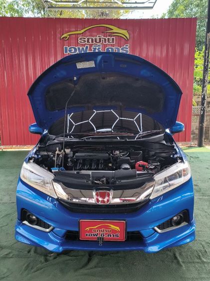 Honda City 2016 1.5 Sv i-VTEC Sedan เบนซิน ไม่ติดแก๊ส เกียร์อัตโนมัติ ฟ้า รูปที่ 3