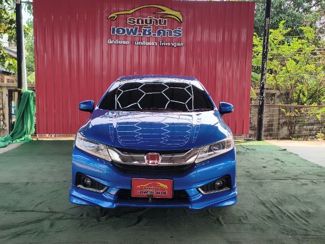 Honda City 2016 1.5 Sv i-VTEC Sedan เบนซิน ไม่ติดแก๊ส เกียร์อัตโนมัติ ฟ้า รูปที่ 4
