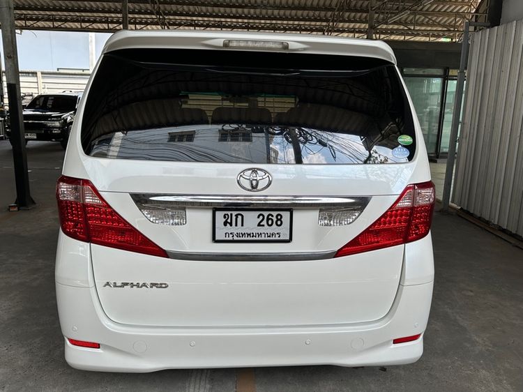Toyota Alphard 2011 2.4 V Utility-car เบนซิน ไม่ติดแก๊ส เกียร์อัตโนมัติ ขาว รูปที่ 4