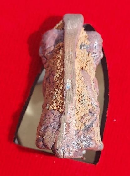 หลวงปู่ทวด สองหน้า  หล่อดินไทย หลวงพ่อรวย วัดตะโก รูปที่ 2