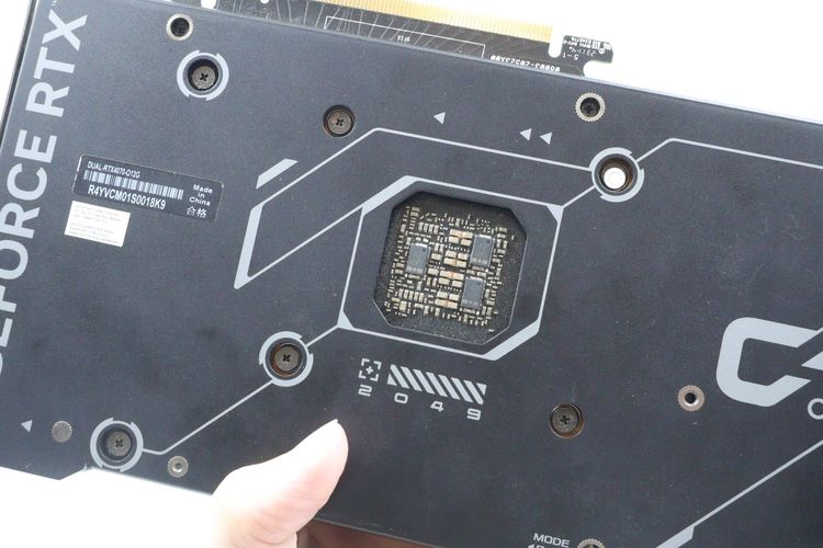 RTX 4070 OC EDITION 12GB GDDR6X ASUS DUAL GEFORCE  รูปที่ 9