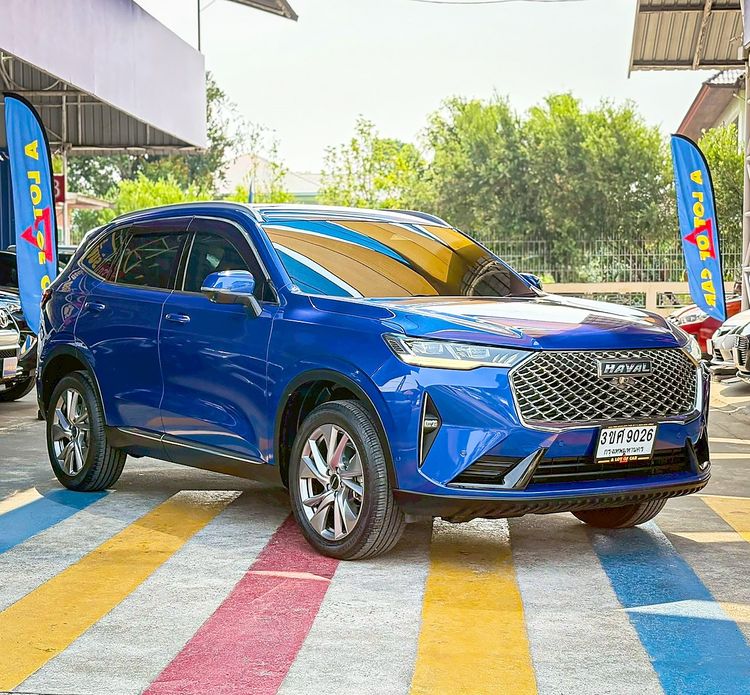 รถ GWM Haval H6 1.5 Hybrid Ultra สี น้ำเงิน