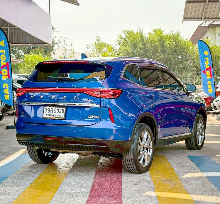 GWM Haval H6 2021 1.5 Hybrid Ultra Utility-car ไฮบริด ไม่ติดแก๊ส เกียร์อัตโนมัติ น้ำเงิน รูปที่ 3