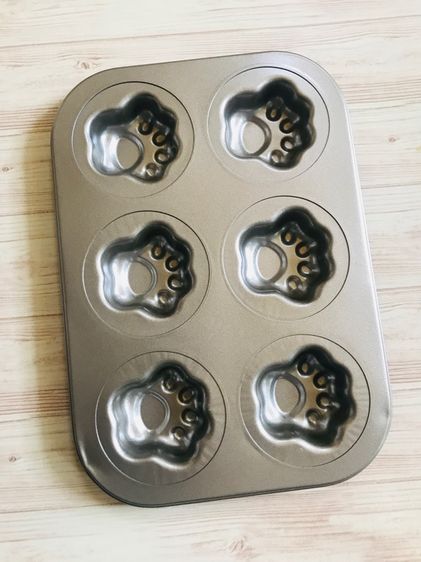 ถาดอบเท้าแมว ตำหนิมือหนึ่ง ขายเหมา 3 ใบ รูปที่ 4