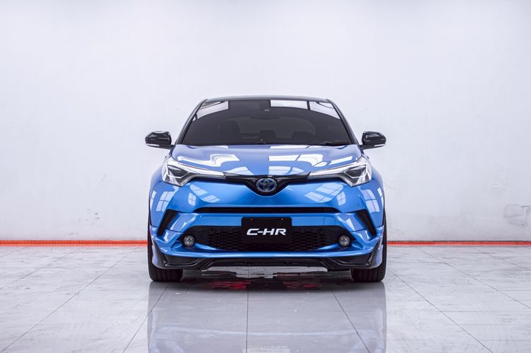 Toyota C-HR 2019 1.8 HV Hi Utility-car ไฮบริด ไม่ติดแก๊ส เกียร์อัตโนมัติ น้ำเงิน รูปที่ 4