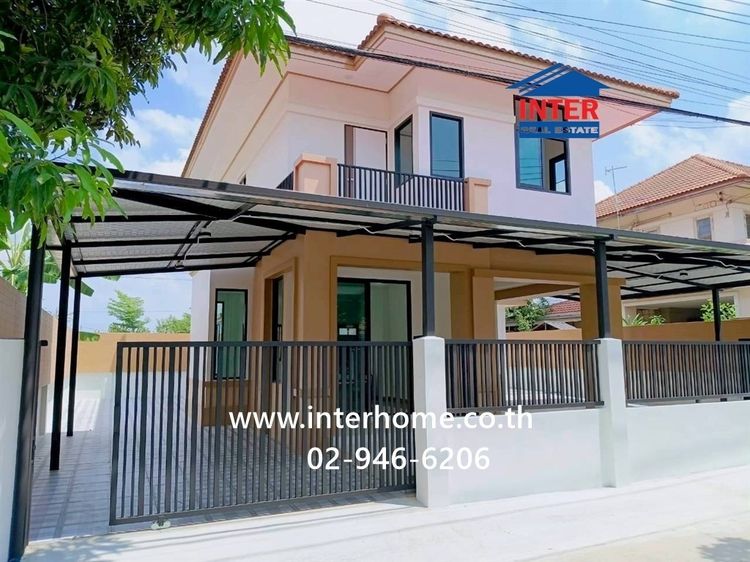 บ้านเดี่ยว 2 ชั้น 51.1 ตร.ว. หมู่บ้านฟ้ากรีนพาร์ค รังสิต คลอง2 เฟส2 ถนนเสมาหฟ้าคราม ถนนพหลโยธิน ถนนลำลูกกา ลำลูกกา ปทุมธานี