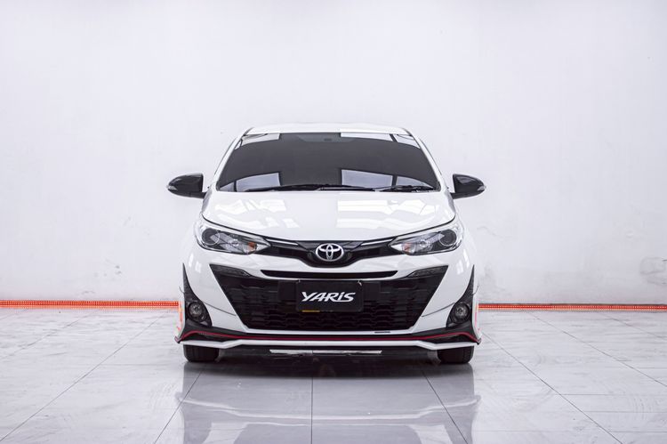 Toyota Yaris 2019 1.2 G Sedan เบนซิน ไม่ติดแก๊ส เกียร์อัตโนมัติ ขาว รูปที่ 4
