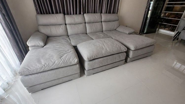 ✨ ประกาศขายโซฟาทรงตัว U สุดคุ้ม สภาพดี พร้อมใช้งาน ✨