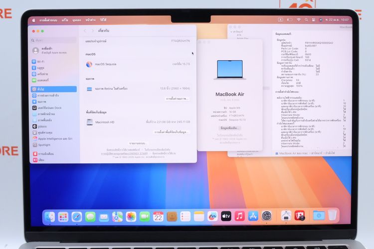 MacBook Air M4 13” 16.256GB รูปที่ 4