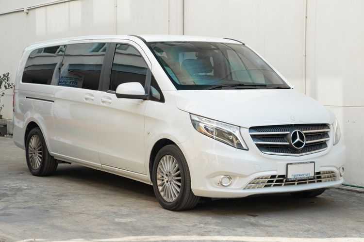 Mercedes-Benz V-Class 2016 Vito Van ดีเซล ไม่ติดแก๊ส เกียร์อัตโนมัติ ขาว