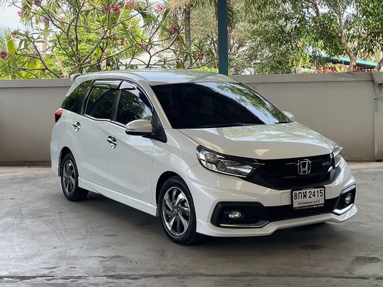 Honda Mobilio 2019 1.5 RS Utility-car เบนซิน ไม่ติดแก๊ส เกียร์อัตโนมัติ ขาว รูปที่ 3