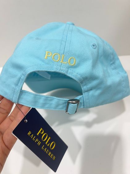 พร้อมส่ง 🔥Sale 1499🔥 หมวก Polo มือ1 Classic Cotton cap สี AquBlue รูปที่ 3