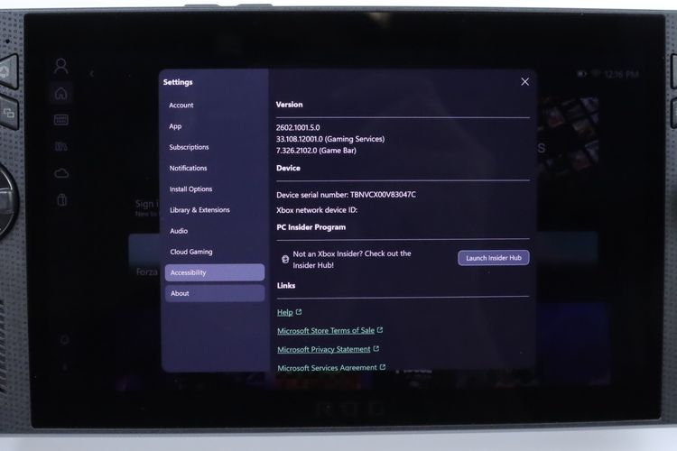 ASUS ROG XBOX ALLY X 2025 Ryzen AI Z2 Extreme RAM24.1TB รูปที่ 9