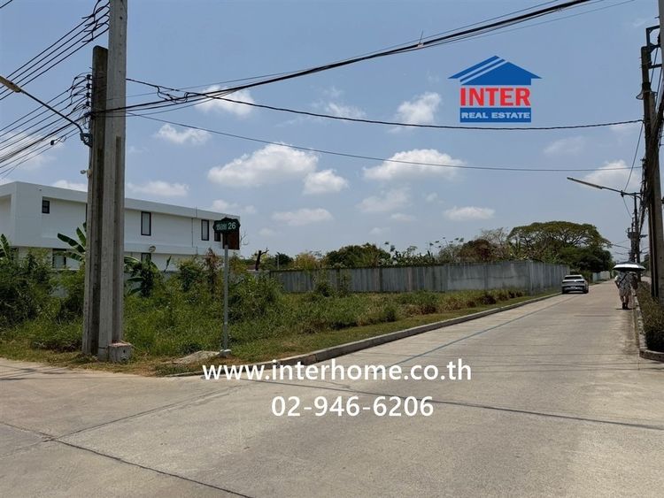 ที่ดินเปล่า 207 ตร.ว. หมู่บ้านเอื้อสุข ซอยพัฒนาการ58 ถนนพัฒนาการ ถนนศรีนครินทร์ เขตพระโขนง กรุงเทพมหานคร