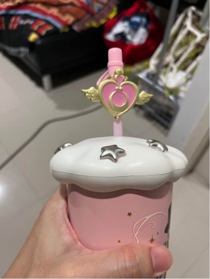 แก้วน้ำเซเลอร์มูน แก้ว Sailor Moon แก้วเก็บความเย็น ของแท้ รูปที่ 5