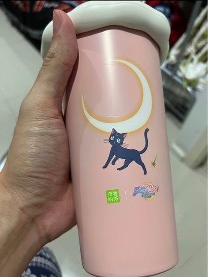 แก้วน้ำเซเลอร์มูน แก้ว Sailor Moon แก้วเก็บความเย็น ของแท้ รูปที่ 4