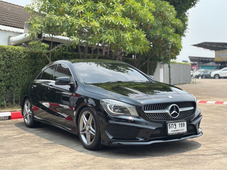 Mercedes-Benz CLA-Class 2017 CLA250 AMG Sedan เบนซิน ไม่ติดแก๊ส เกียร์อัตโนมัติ ดำ รูปที่ 2