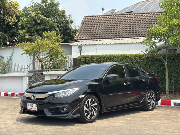 Honda Civic 2017 1.8 EL i-VTEC Sedan เบนซิน ไม่ติดแก๊ส เกียร์อัตโนมัติ ดำ รูปที่ 3