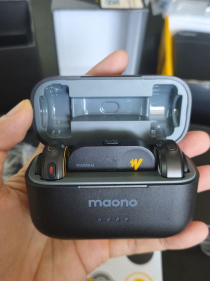 Maono Wave T5 แท้ ครบกล่อง ไมค์พกพาไร้สาย แถมเครื่องขยายเสียง Maono C06 รูปที่ 4