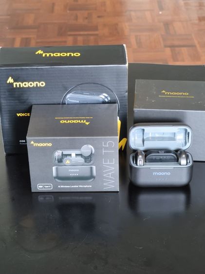 Maono Wave T5 แท้ ครบกล่อง ไมค์พกพาไร้สาย แถมเครื่องขยายเสียง Maono C06