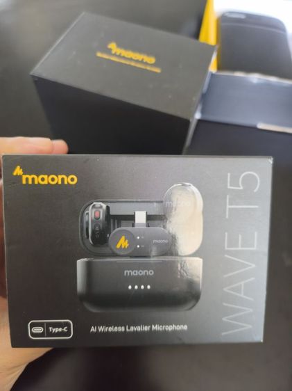 Maono Wave T5 แท้ ครบกล่อง ไมค์พกพาไร้สาย แถมเครื่องขยายเสียง Maono C06 รูปที่ 5