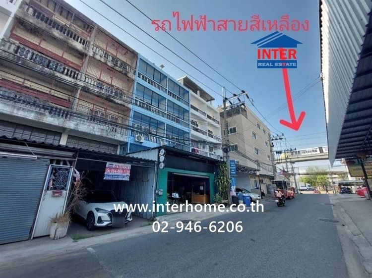 อาคารพาณิชย์ 4.5 ชั้น 24 ตร.ว. อาคารพาณิชย์ ใกล้ BTS สถานีทิพวัล ซอยหมอเสนอ ถนนเทพารักษ์ ถนนศรีนครินทร์ เมืองสมุทรปราการ สมุทรปราการ