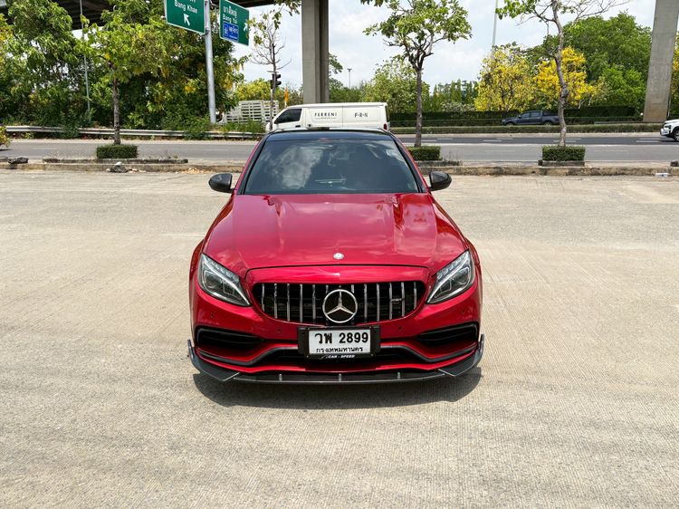 Mercedes-Benz C-Class 2014 C180 Sedan เบนซิน ไม่ติดแก๊ส เกียร์อัตโนมัติ แดง รูปที่ 3