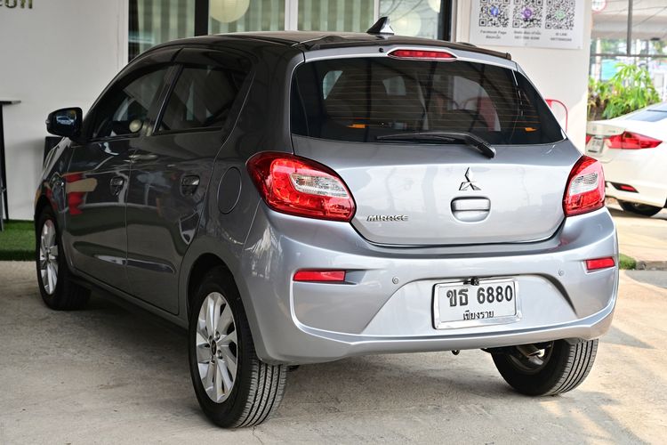 Mitsubishi Mirage 2018 1.2 GLX Sedan เบนซิน ไม่ติดแก๊ส เกียร์อัตโนมัติ เทา รูปที่ 4