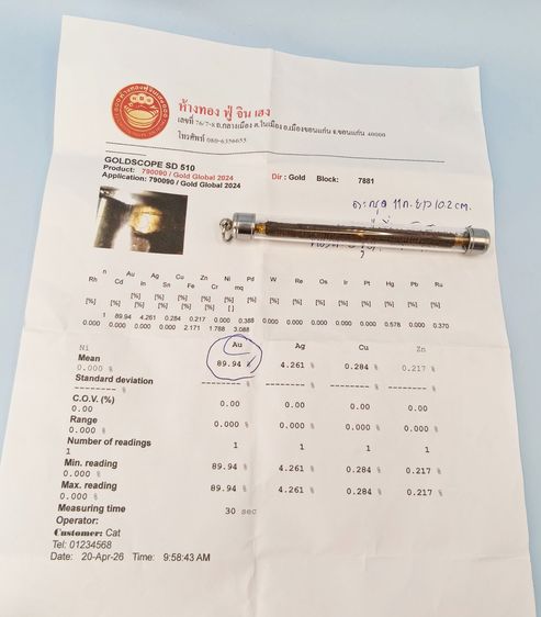 ตะกรุดหลวงพ่อเอี่ยม รูปที่ 2