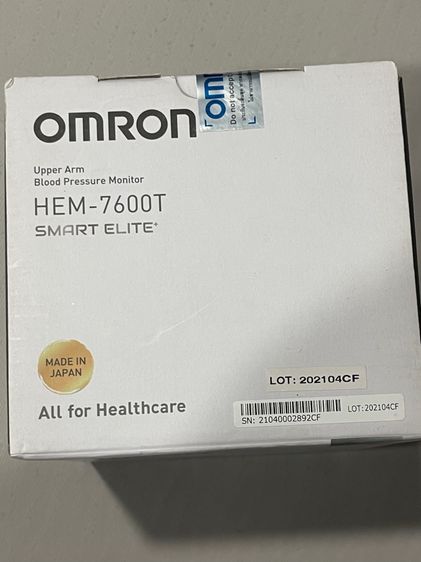 OMRON เครื่องวัดความดันโลหิตอัตโนมัติ รุ่น HEM-7600T Blood Pressure Monitor รูปที่ 7
