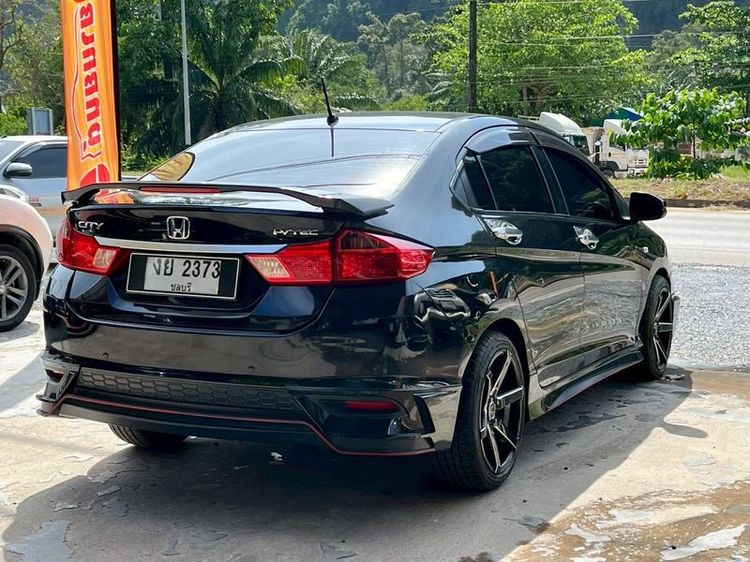 Honda City 2018 1.5 S Sedan เบนซิน ไม่ติดแก๊ส เกียร์อัตโนมัติ ดำ รูปที่ 4