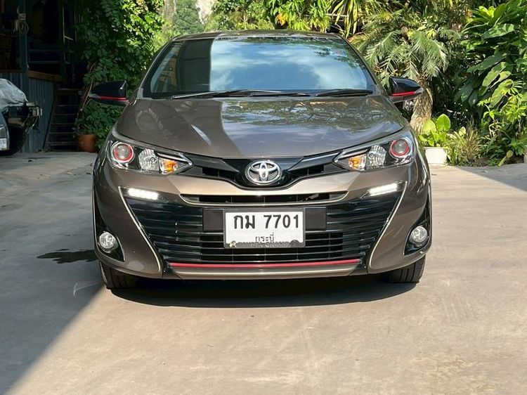 Toyota Yaris ATIV 2019 1.2 S Sedan เบนซิน ไม่ติดแก๊ส เกียร์อัตโนมัติ น้ำตาล รูปที่ 2