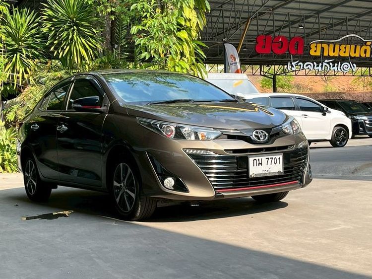 Toyota Yaris ATIV 2019 1.2 S Sedan เบนซิน ไม่ติดแก๊ส เกียร์อัตโนมัติ น้ำตาล รูปที่ 3