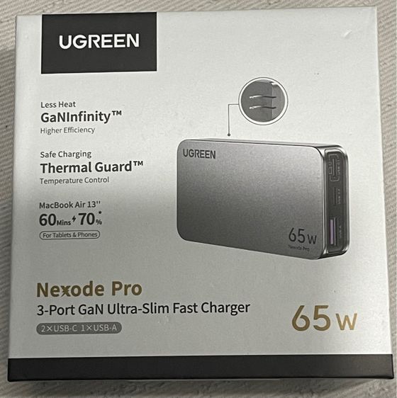 UGREEN GaN 65W Ultra-thin Fast Charger Foldable Adapter