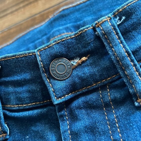 👖★ กางเกงยีนส์ H and M Denim SKINNY ★ ของแท้  (Medium Blue Wash) รูปที่ 4