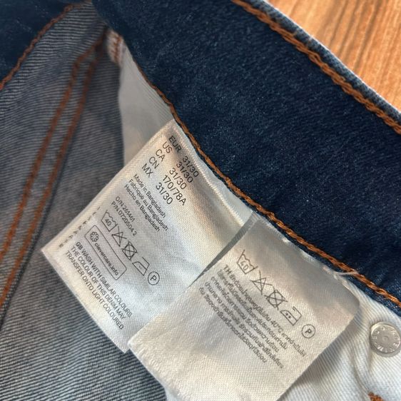👖★ กางเกงยีนส์ H and M Denim SKINNY ★ ของแท้  (Medium Blue Wash) รูปที่ 5