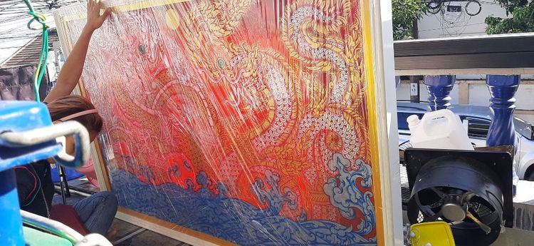 ภาพวาดสีอะคลีลิค รูปที่ 4