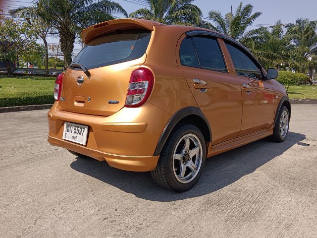 Nissan March 2010 1.2 V เบนซิน ไม่ติดแก๊ส เกียร์ธรรมดา ส้ม รูปที่ 2