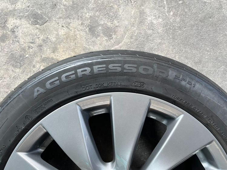 ✨ล้อแม็ก 5รู114✨Honda Accord G9 ขอบ 17 สีเทา พร้อมยาง 215-55-17 Arisun💥ปี 25💥 รูปที่ 7