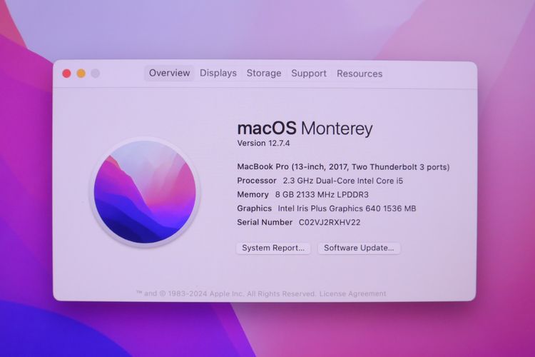 MacBook Pro 13" Core i5 2017 8.128GB รูปที่ 4