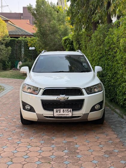 Chevrolet Captiva 2011 2.0 LT 4WD Utility-car ดีเซล ไม่ติดแก๊ส เกียร์อัตโนมัติ ขาว รูปที่ 2