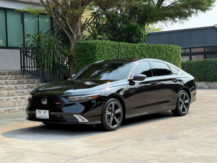 Honda Accord 2024 2.0 e:HEV RS Sedan ไฮบริด ไม่ติดแก๊ส เกียร์อัตโนมัติ ดำ รูปที่ 4