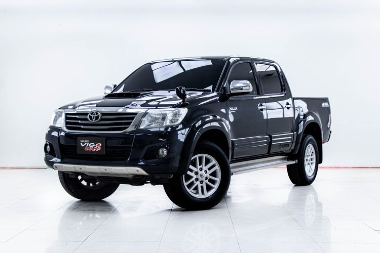รถ Toyota Hilux Vigo 2.5 Double Cab E Prerunner สี ดำ