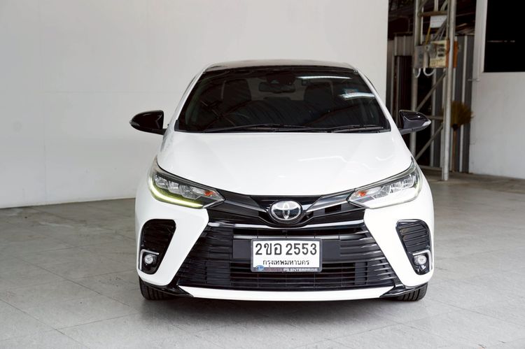 Toyota Yaris ATIV 2021 1.2 Sport Premium Sedan เบนซิน ไม่ติดแก๊ส เกียร์อัตโนมัติ ขาว รูปที่ 3