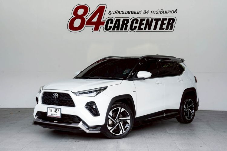 Toyota Yaris Cross 2024 1.5 HEV Premium Luxury Utility-car ไฮบริด ไม่ติดแก๊ส เกียร์อัตโนมัติ ขาว รูปที่ 2