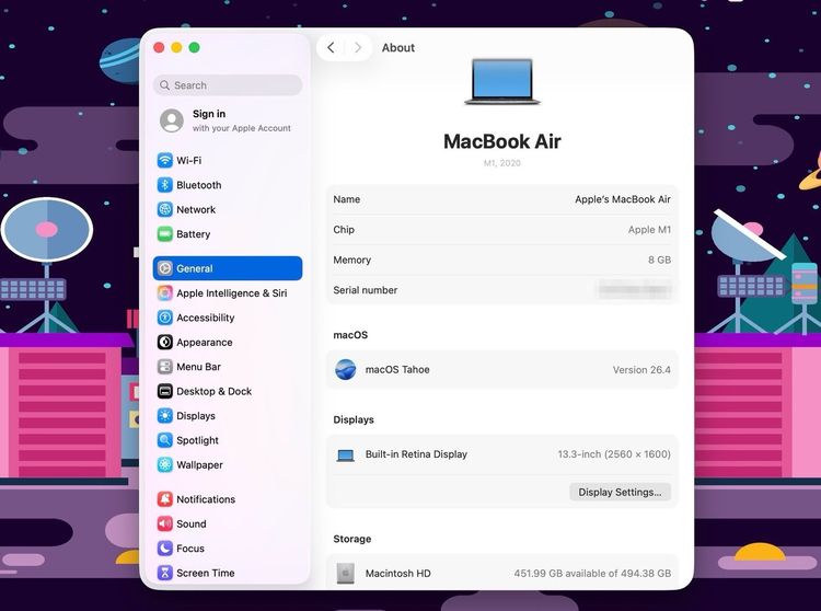 MacBook Air 13-inch M1,2020 Ram8GB SSD512GB SpaceGray รูปที่ 12