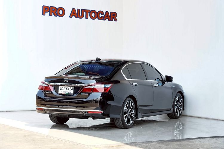 Honda Accord 2016 2.0 Hybrid Tech Sedan ไฮบริด ไม่ติดแก๊ส เกียร์อัตโนมัติ ดำ รูปที่ 3